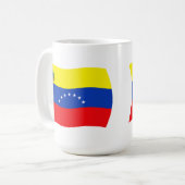 ベネズエラの国旗マグ コーヒーマグカップ (正面左)