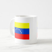 ベネズエラの国旗 コーヒーマグカップ (正面左)