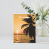 ベネズエラの夕日 ポストカード (スタンド正面)
