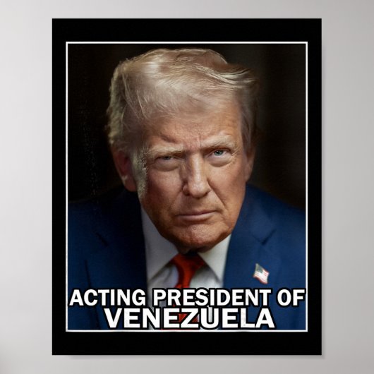 ベネズエラの大統領代理のトランプが面白すぎる ポスター (正面)