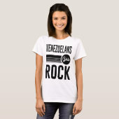 ベネズエラの女の子ロック Tシャツ (正面フル)