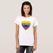 ベネズエラの女の子 Tシャツ (正面フル)