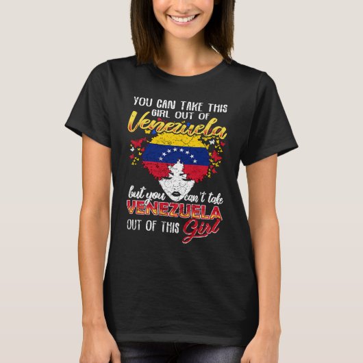 ベネズエラの少女 Tシャツ (正面)