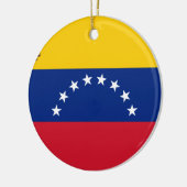 ベネズエラの旗-ベネズエラ- Banderaの旗 セラミックオーナメント (左)