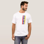 ベネズエラの旗 Tシャツ (正面フル)