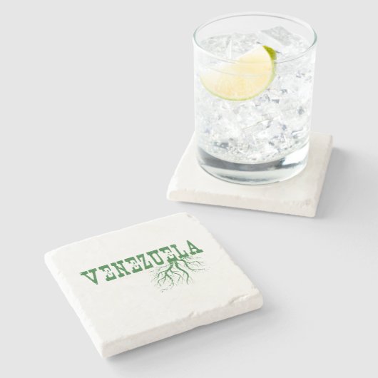 ベネズエラの根源にある言葉、ベネズエラ人が根付いた言葉 ストーンコースター (横)