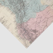 ベネズエラの歴史的軍の地図 薄葉紙 (詳細)