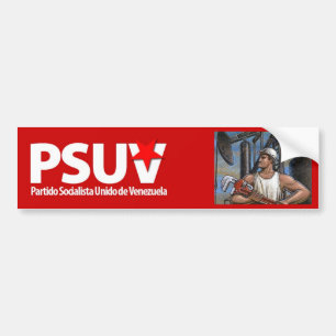 ベネズエラの社会党Hugo Chavez バンパーステッカー