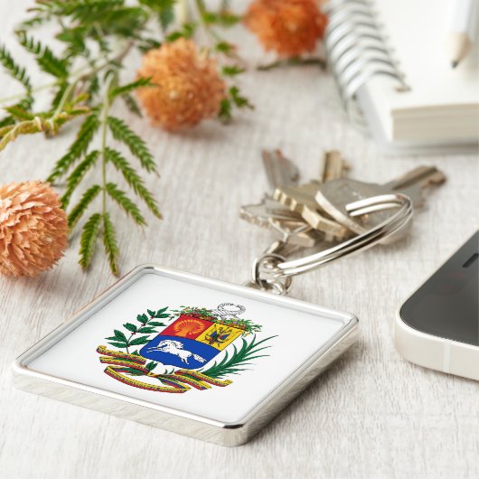 ベネズエラの紋章 キーホルダー (側面)