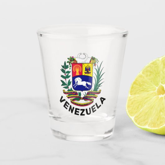 ベネズエラの紋章 ショットグラス (正面)