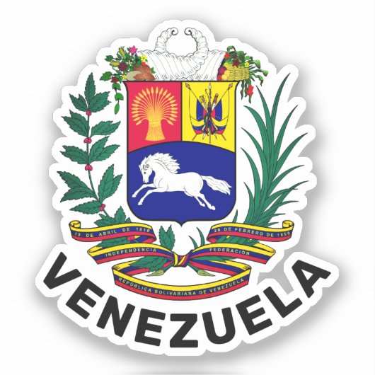 ベネズエラの紋章 シール (正面)