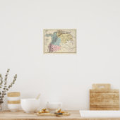 ベネズエラの軍隊地図の履歴 ポスター (キッチン)