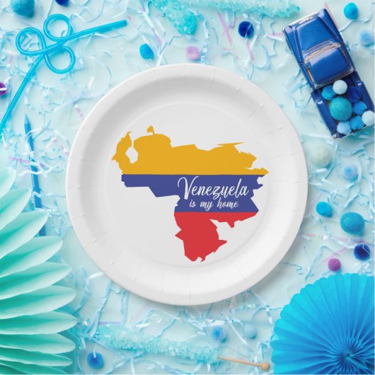 ベネズエラは私の家だ ペーパープレート (パーティー)
