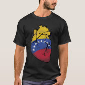 ベネズエラハートフラグ Tシャツ (正面)
