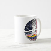ベネズエラフランスのベネズエラ国旗 コーヒーマグカップ (正面右)