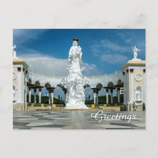 ベネズエラマラカイボヴァージン記念碑 ポストカード (正面)