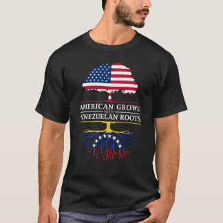 ベネズエラ人と育つアメリカ人はベネズエラを   定着させます Tシャツ
