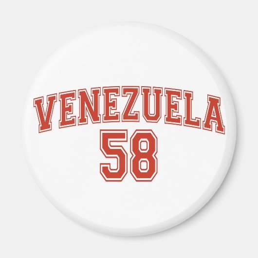 ベネズエラ国コード磁石 マグネット (正面)
