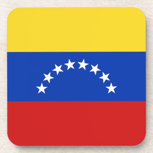 ベネズエラ国旗のコースター コースター (正面)