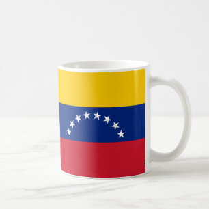 ベネズエラ国旗のセラミックコーヒーマグ コーヒーマグカップ