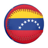ベネズエラ国旗の愛国的ベネズエラ人 野球ボール (正面左)