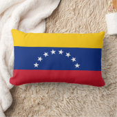 ベネズエラ国旗の枕 ランバークッション (ブランケット)