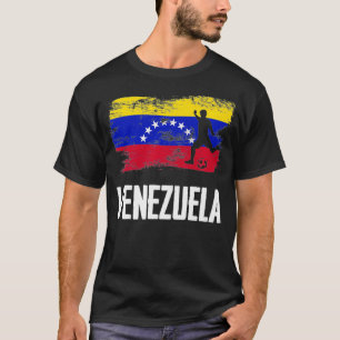 ベネズエラ国旗ジャージーベネズエラサッカーチームベネズ Tシャツ