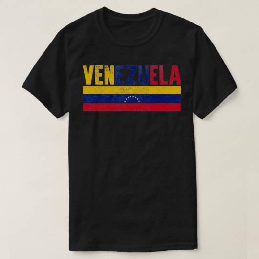 ベネズエラ国旗ベネズエラのメンズウォメンズキッズ1 Tシャツ (デザイン正面)