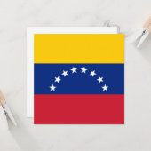ベネズエラ国旗 カード (正面/裏面インサイチュ)