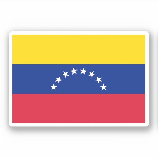 ベネズエラ国旗 シール (正面)