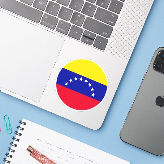 ベネズエラ国旗 シール (ノートパソコンとiPhone)