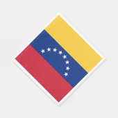 ベネズエラ国旗 スタンダードランチョンナプキン (角)