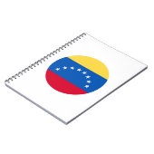 ベネズエラ国旗 ノートブック (左側)