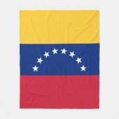 ベネズエラ国旗 フリースブランケット (正面)