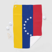 ベネズエラ国旗&ベネズエラのゴルフホリデー/スポーツ ゴルフタオル (インサイチュ)