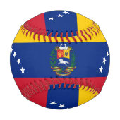 ベネズエラ国旗&ベネズエラのスポーツ/野球ボール 野球ボール (正面)