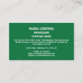 ベネズエラ国旗、ベネズエラ国旗 名刺 (裏面)