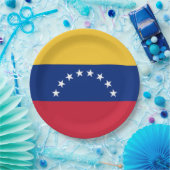 ベネズエラ国旗 ペーパープレート (パーティー)