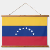 ベネズエラ国旗 吊り下げ型タペストリー (正面)