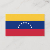 ベネズエラ国旗 名刺 (正面)