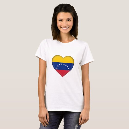 ベネズエラ国旗 Tシャツ (正面フル)