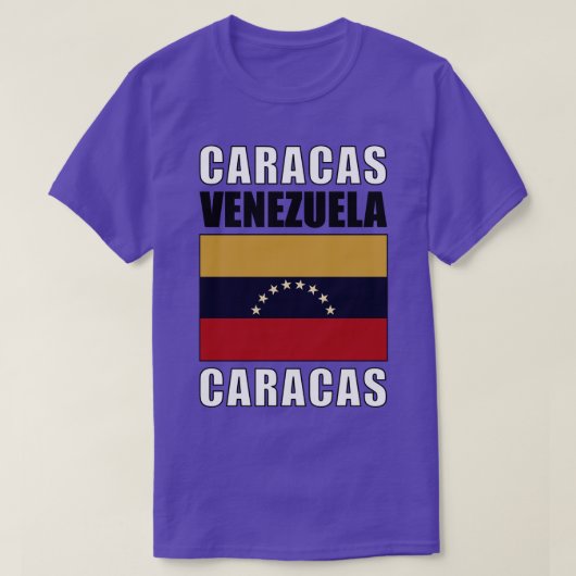 ベネズエラ国旗 Tシャツ (デザイン正面)