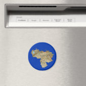 ベネズエラ地図マグネット マグネット (インサイチュ (食洗機))