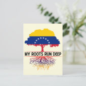 ベネズエラ私のルーツ走深いベネズエラプライド ポストカード (スタンド正面)