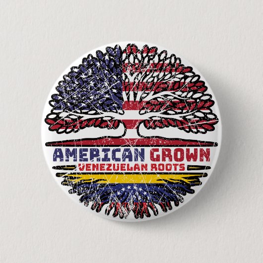 ベネズエラ米国ベネズエラ合衆国アメリカ合衆国統一された州 缶バッジ (正面)