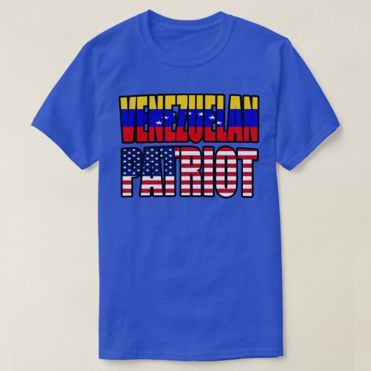 ベネズエラ系アメリカ人パトリオプライド伝統国旗Gi Tシャツ (デザイン正面)