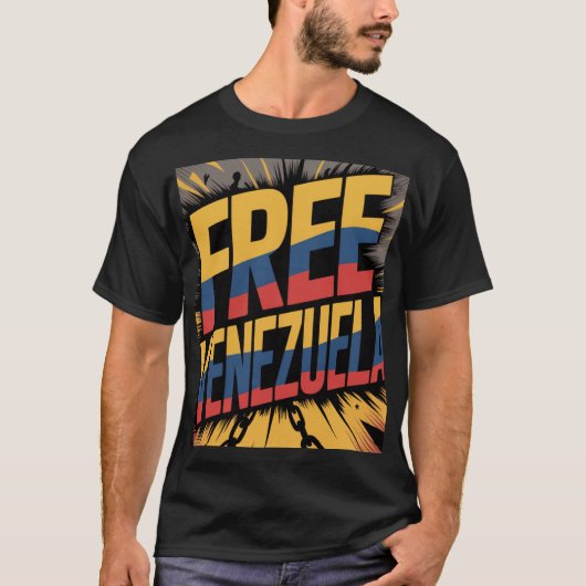 ベネズエラ自由Tシャツ Tシャツ (正面)