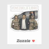 ベネズエラ解放 ニコラス・マドゥーロ捕獲面白い シール (シート)