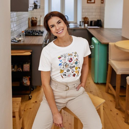 ベネズエラ誇りを持ったズワイシャツ、ベネズエラ伝統 Tシャツ