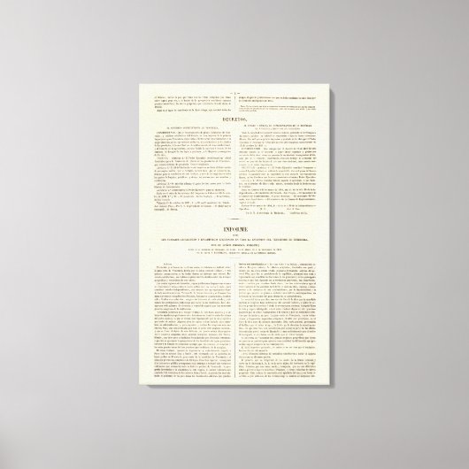 ベネズエラ2 キャンバスプリント (正面)